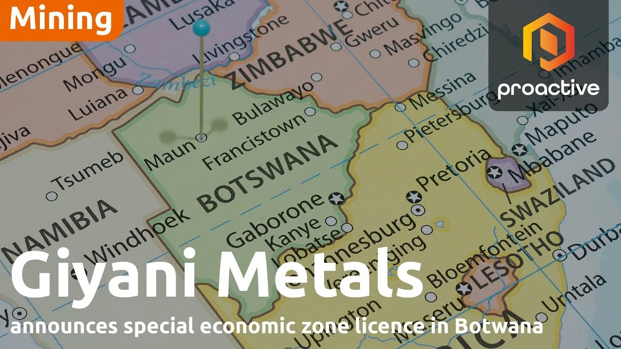 Company announces Special economic Zone license in Botwana Image with map