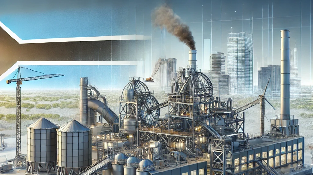 Ai image of plant site